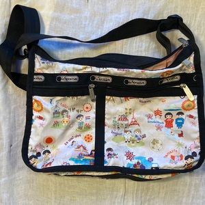 LeSportsac Disney It's A Small World Around The World hobo, multi pocket